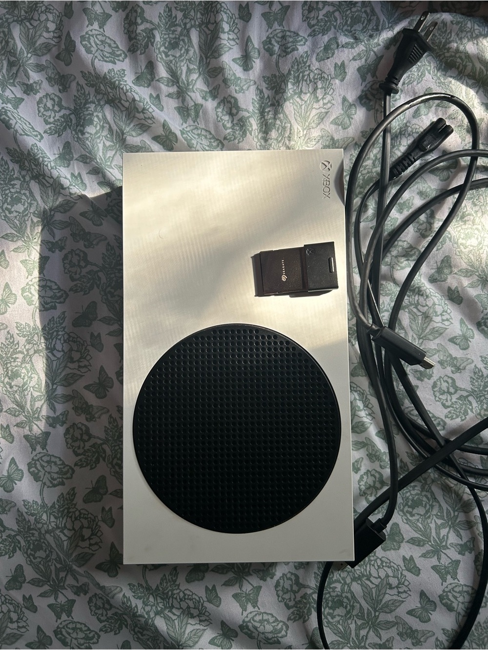 Microsoft Xbox Series S White Console With Black Vent